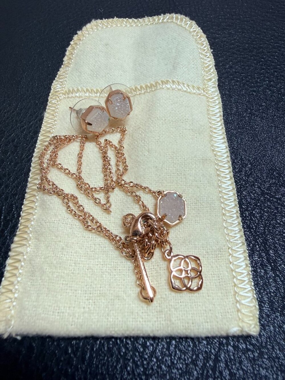 Authentic Kendra Scott Earrings and Necklace Set